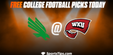 Free College Football Picks Today: Western Kentucky Hilltoppers vs North Texas Mean Green 10/29/22