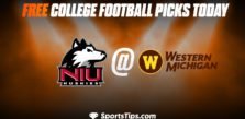 Free College Football Picks Today: Western Michigan Broncos vs Northern Illinois Huskies 11/9/22