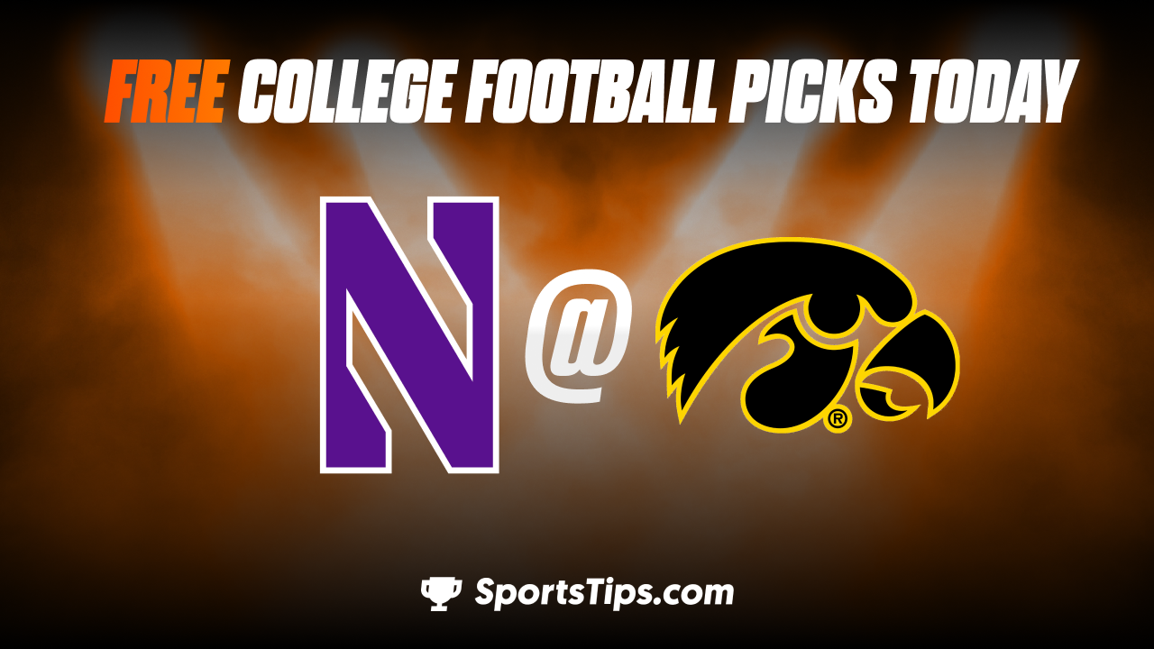 Free College Football Picks Today: Iowa Hawkeyes vs Northwestern Wildcats 10/29/22