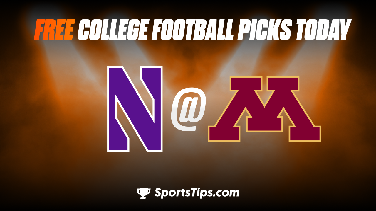 Free College Football Picks Today: Minnesota Golden Gophers vs Northwestern Wildcats 11/12/22