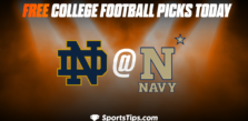 Free College Football Picks Today: Navy Midshipmen vs Notre Dame Fighting Irish 11/12/22