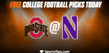 Free College Football Picks Today: Northwestern Wildcats vs Ohio State Buckeyes 11/5/22