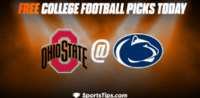 Free College Football Picks Today: Penn State Nittany Lions vs Ohio State Buckeyes 10/29/22