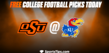 Free College Football Picks Today: Kansas Jayhawks vs Oklahoma State Cowboys 11/5/22