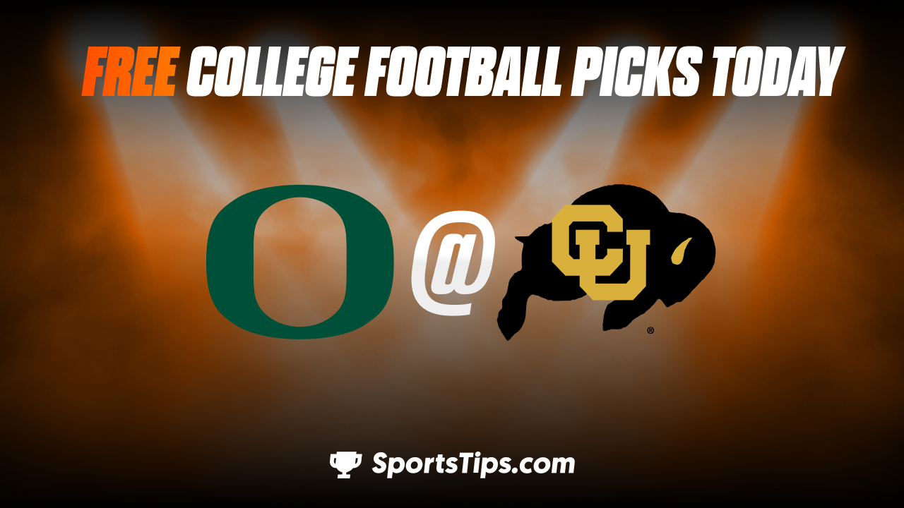 Free College Football Picks Today: Colorado Buffaloes vs Oregon Ducks 11/5/22