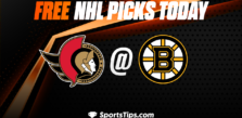 Free NHL Picks Today: Boston Bruins vs Ottawa Senators 3/21/23