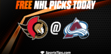 Free NHL Picks Today: Colorado Avalanche vs Ottawa Senators 1/14/23