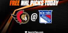 Free NHL Picks Today: New York Rangers vs Ottawa Senators 12/2/22