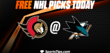 Free NHL Picks Today: San Jose Sharks vs Ottawa Senators 11/21/22