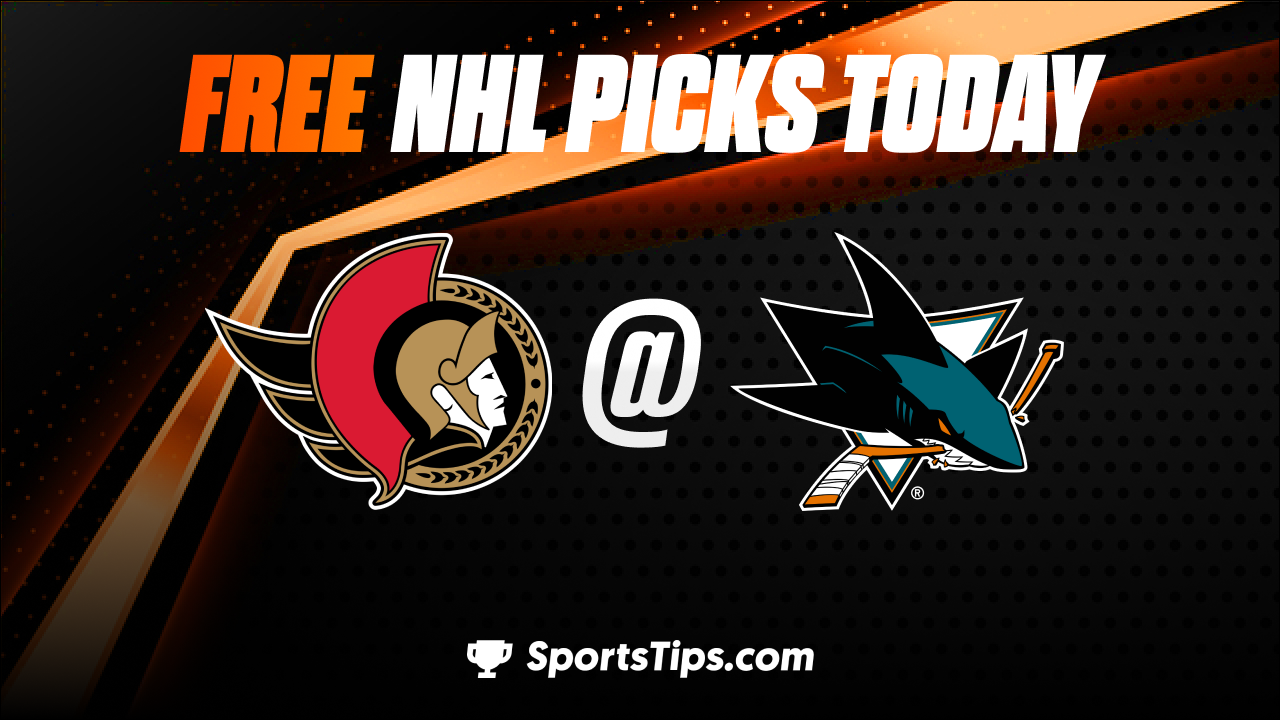 Free NHL Picks Today: San Jose Sharks vs Ottawa Senators 11/21/22