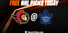 Free NHL Picks Today: Toronto Maple Leafs vs Ottawa Senators 10/15/22