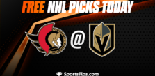 Free NHL Picks Today: Vegas Golden Knights vs Ottawa Senators 11/23/22