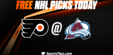 Free NHL Picks Today: Colorado Avalanche vs Philadelphia Flyers 12/13/22