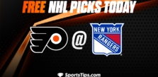 Free NHL Picks Today: New York Rangers vs Philadelphia Flyers 11/1/22