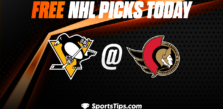 Free NHL Picks Today: Ottawa Senators vs Pittsburgh Penguins 1/18/23