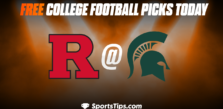 Free College Football Picks Today: Michigan State Spartans vs Rutgers Scarlet Knights 11/12/22