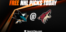 Free NHL Picks Today: Arizona Coyotes vs San Jose Sharks 1/10/23