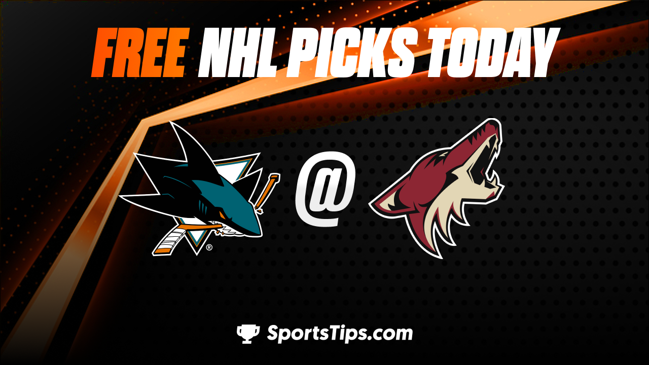 Free NHL Picks Today: Arizona Coyotes vs San Jose Sharks 1/10/23