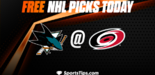 Free NHL Picks Today: Carolina Hurricanes vs San Jose Sharks 1/27/23