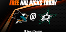 Free NHL Picks Today: Dallas Stars vs San Jose Sharks 12/31/22