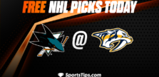 Free NHL Picks Today: Nashville Predators vs San Jose Sharks 10/7/22