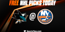 Free NHL Picks Today: New York Islanders vs San Jose Sharks 10/18/22
