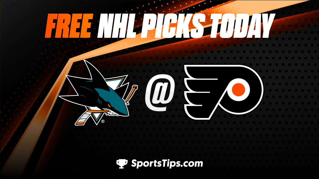 Free NHL Picks Today: Philadelphia Flyers vs San Jose Sharks 10/23/22