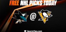 Free NHL Picks Today: Pittsburgh Penguins vs San Jose Sharks 1/28/23