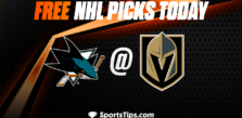 Free NHL Picks Today: Vegas Golden Knights vs San Jose Sharks 11/15/22