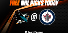 Free NHL Picks Today: Winnipeg Jets vs San Jose Sharks 4/10/23