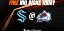 Free NHL Picks Today For Round 1: Colorado Avalanche vs Seattle Kraken 4/18/23