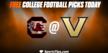 Free College Football Picks Today: Vanderbilt Commodores vs South Carolina Gamecocks 11/5/22
