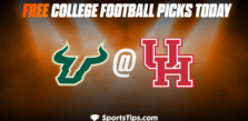 Free College Football Picks Today: Houston Cougars vs South Florida Bulls 10/29/22