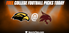 Free College Football Picks Today: Texas State Bobcats vs Southern Miss Golden Eagles 10/22/22