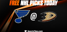 Free NHL Picks Today: Anaheim Ducks vs St. Louis Blues 3/25/23