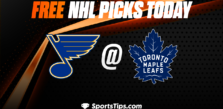 Free NHL Picks Today: Toronto Maple Leafs vs St. Louis Blues 1/3/23