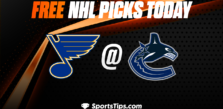 Free NHL Picks Today: Vancouver Canucks vs St. Louis Blues 12/19/22