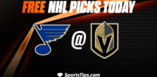 Free NHL Picks Today: Vegas Golden Knights vs St. Louis Blues 12/23/22