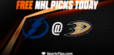 Free NHL Picks Today: Anaheim Ducks vs Tampa Bay Lightning 10/26/22