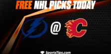 Free NHL Picks Today: Calgary Flames vs Tampa Bay Lightning 1/21/23