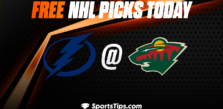Free NHL Picks Today: Minnesota Wild vs Tampa Bay Lightning 1/4/23