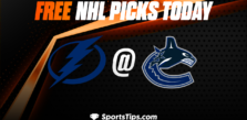 Free NHL Picks Today: Vancouver Canucks vs Tampa Bay Lightning 1/18/23