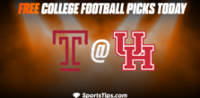 Free College Football Picks Today: Houston Cougars vs Temple Owls 11/12/22