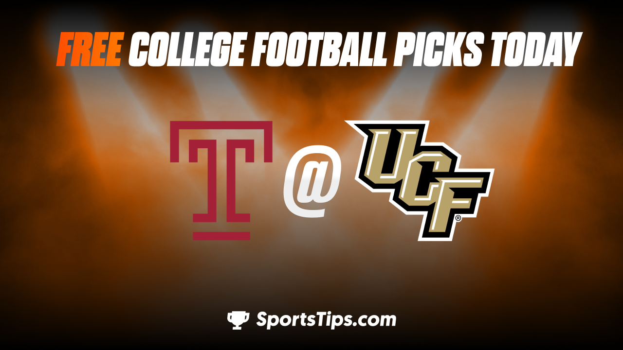 Free College Football Picks: University of Central Florida Knights vs Temple Owls 10/13/22