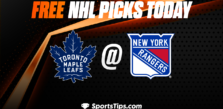 Free NHL Picks Today: New York Rangers vs Toronto Maple Leafs 4/13/23