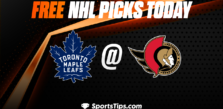 Free NHL Picks Today: Ottawa Senators vs Toronto Maple Leafs 3/18/23