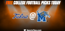 Free College Football Picks Today: Memphis Tigers vs Tulsa Golden Hurricane 11/10/22