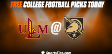 Free College Football Picks Today: Army West Point Black Knights vs University of Louisiana Monroe Warhawks 10/22/22