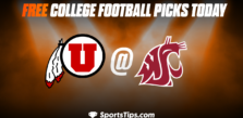 Free College Football Picks Today: Washington State Cougars vs Utah Utes 10/27/22