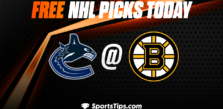 Free NHL Picks Today: Boston Bruins vs Vancouver Canucks 11/13/22